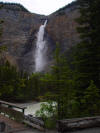 Takakkaw Falls, a hanging valley in Yolo National Park