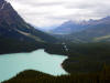 U shaped valley at Petoe Lake, Banff National Park