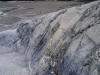 Glacial striations near Athabasca Glacier in Alberta, Canada