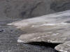 Toe of Athabasca Glacier in Alberta, Canada