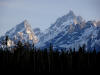 Grand Tetons glacial horns
