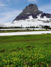 Clements Mountain, a horn at Glacier National Park