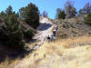 Fairview Peak fault scarps from 1954 earthquake