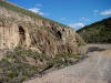 Anticlinal drag fold along thrust fault near Ruth and Ely, Nevada