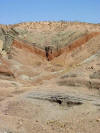 Barstow syncline in Rainbow Basin, Mojave Desert, CA