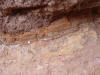 Detachment fault surface near Natural Bridge, Death Valley