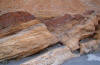 Normal fault in Mosaic Cyn, Death Valley