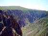 Nonconformity in Black Canyon of the Gunnison in Colorado