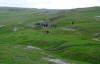 Terrace and scarp on the San Andreas fault in Carrizo Plains National Monument