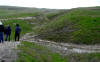 Offset stream on the San Andreas fault in Carrizo Plains National Monument
