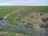 Offset stream at Wallace Creek on San Andreas