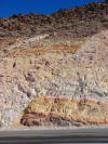 Shoshone outcrop with normal faults