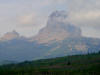 Chief Mtn and Lewis Thrust at Glacier National Park