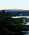 Mauna Loa from Hilo on a cloudless day