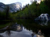 Mt. Watkins reflected on Mirror Lake