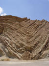 Syncline at Calico Ghost Town, Mojave Desert, California