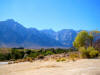 Sierra Nevada escarpment at Lone Pine, Mt. Whitney in center