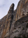 Lost Arrow, a spire formed by vertical jointing