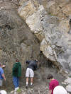 Reverse fault exposure in Sun Valley Canyon, Montana